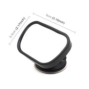 Specchietto retrovisore per osservazione del seggiolino di sicurezza per bambini da auto da 2 pezzi, Safety Seat Viewing Rearview Mirror