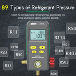 DUOYI DY518 Riparazione aria condizionata per auto Misuratore elettronico del refrigerante Misuratore di fluoro del condizionamento d'aria, DY518