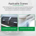 DUOYI DY518 Riparazione aria condizionata per auto Misuratore elettronico del refrigerante Misuratore di fluoro del condizionamento d'aria, DY518