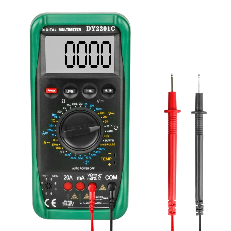 DUOYI DY2201C Misuratore universale automatico per manutenzione multifunzione digitale ad alta precisione per auto, DY2201C