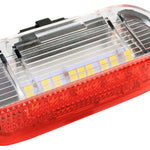 2 PZ Auto DC 12V 1.6W Luci per porte Lampade 18 LED SMD-3528 Lampade con cavo per Volkswagen Golf 5/6, For Volkswagen Golf 5 / 6