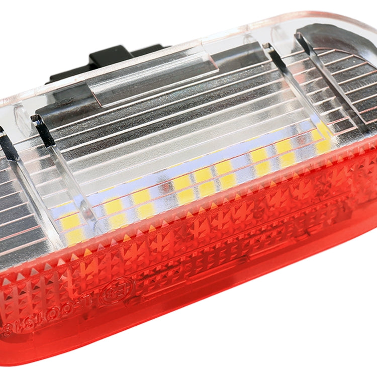 2 PZ Auto DC 12V 1.6W Luci per porte Lampade 18 LED SMD-3528 Lampade con cavo per Volkswagen Golf 5/6, For Volkswagen Golf 5 / 6