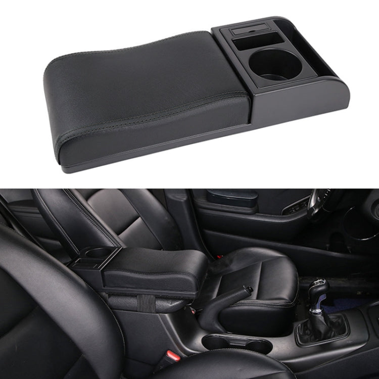 Cuscino rialzato per box bracciolo doppio USB multifunzionale per auto, tipo curvo in pelle microfibra, Microfiber Curved Type (Black), Microfiber Curved Type (Black Red), Microfiber Curved Type (Black White)