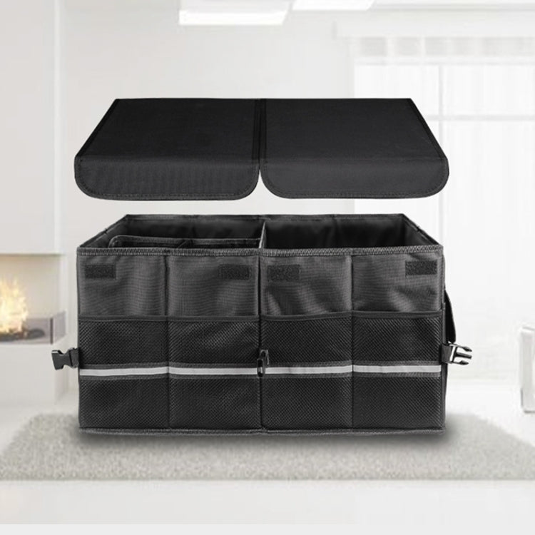 Scatola portaoggetti pieghevole per bagagliaio dell'auto, dimensioni: 58 x 40 x 30 cm, Soft Middle Partition