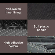 Scatola portaoggetti pieghevole per bagagliaio dell'auto, dimensioni medie a quadretti: 40 x 32 x 30 cm, Checkered 40 x 32 x 30cm (Beige), Checkered 40 x 32 x 30cm (Black Red)