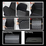 Scatola portaoggetti pieghevole per bagagliaio dell'auto, dimensioni medie a quadretti: 40 x 32 x 30 cm, Checkered 40 x 32 x 30cm (Beige), Checkered 40 x 32 x 30cm (Black Red)