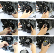 1 paio di zavorra HID per auto D4S serie D per fari a LED DC12V 35W 6000K 7000LM, perlina lampada CSP, D4S