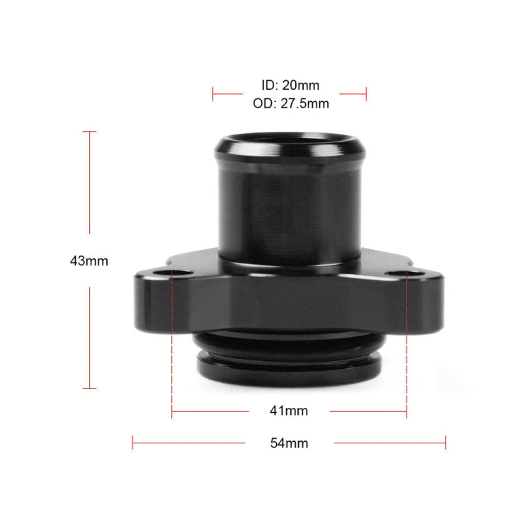 Adattatore per tubo flessibile dell'acqua per auto con morsetti 11537541992 per BMW 335i, Black, Blue, Red