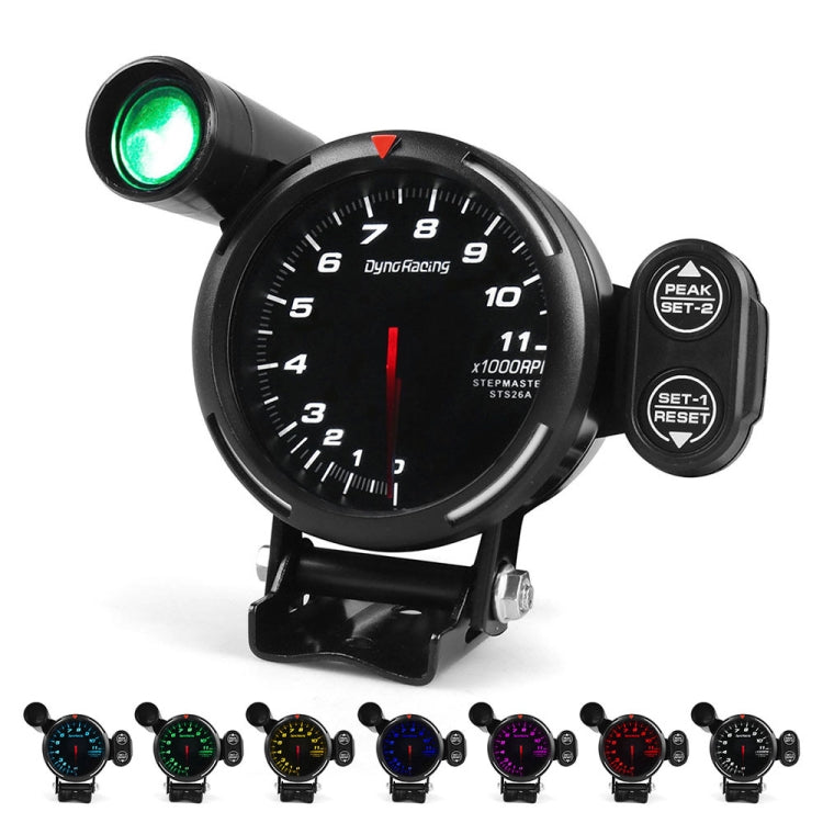 Contagiri LED modificato per auto da 80 mm con funzione di autocontrollo, Tachometer