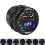 Voltmetro colorato modificato per auto da 52 mm, Voltmeter