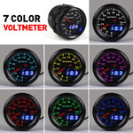 Voltmetro colorato modificato per auto da 52 mm, Voltmeter