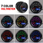 Voltmetro colorato modificato per auto da 52 mm, Voltmeter