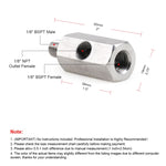 Connettore sensore pressione olio NPT da 1/8 pollici modificato per auto, 1/8 inch NPT Connector