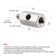 Connettore sensore pressione olio NPT da 1/8 pollici modificato per auto, 1/8 inch NPT Connector