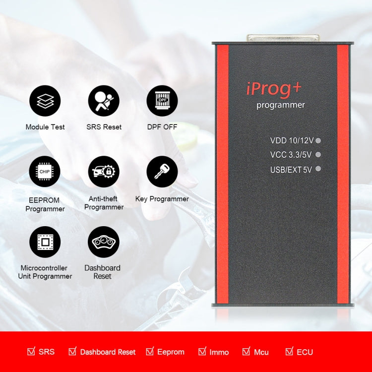 Strumento ECU per programmatore di chiavi per auto Iprog+ Pro V87, V87