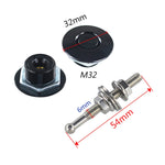 Kit clip di blocco perni per cofano in billet con pulsante rapido a perni rapidi da 54 mm, 54mm (Silver), 54mm (Red), 54mm (Blue), 54mm (Black)