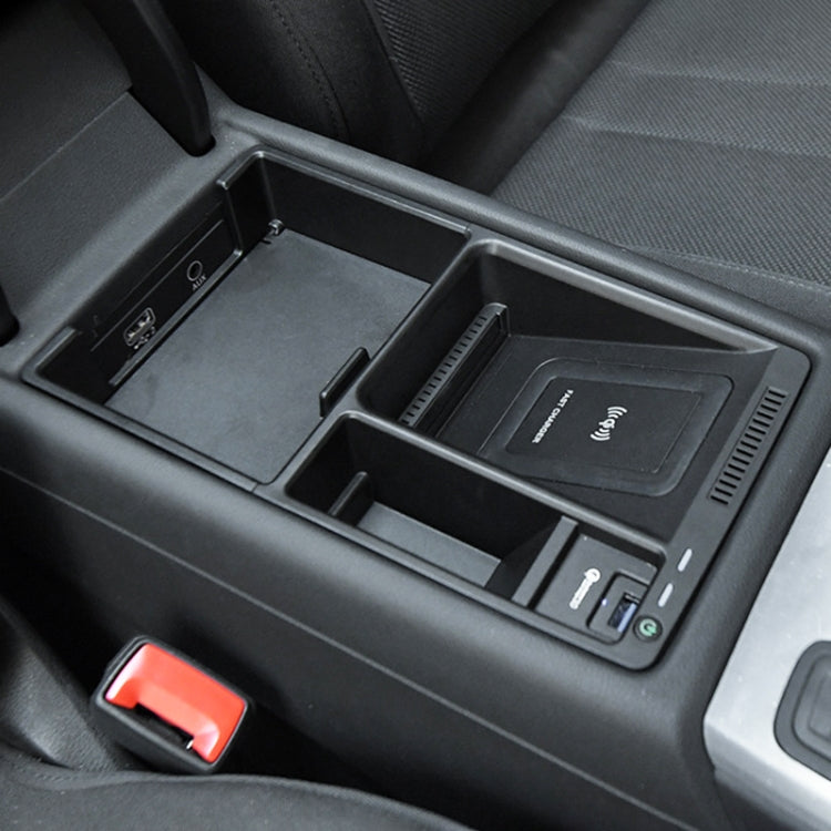HFC-1050 Caricabatterie wireless standard Qi per auto Ricarica rapida da 10 W per Audi A4L 2017-2022, guida a sinistra, HFC-1050