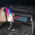 HFC-1051 Caricabatterie wireless standard Qi per auto 15W/10W Ricarica rapida per Audi Q5L 2018-2022, guida a sinistra, HFC-1051