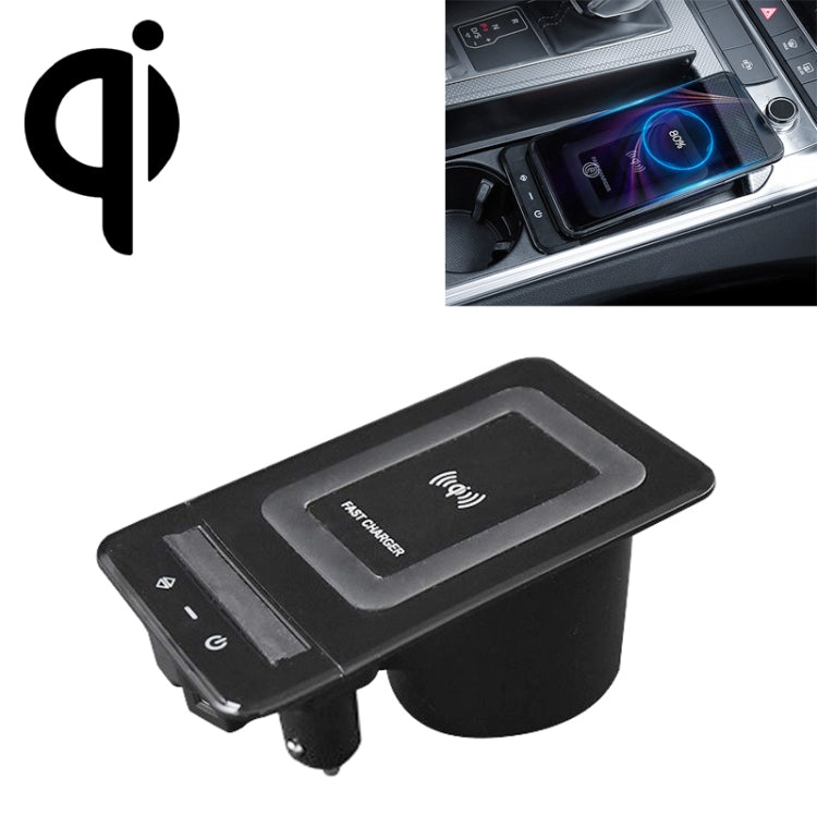 HFC-1052 Caricabatterie wireless standard Qi per auto 15W/10W Ricarica rapida per Audi A6L 2019-2022, guida a sinistra, HFC-1052