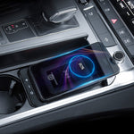 HFC-1052 Caricabatterie wireless standard Qi per auto 15W/10W Ricarica rapida per Audi A6L 2019-2022, guida a sinistra, HFC-1052