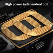 HFC-1053 Caricabatterie wireless standard Qi per auto 15W/10W Ricarica rapida per Audi A3 2021-2022, guida a sinistra, HFC-1053