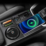 HFC-1053 Caricabatterie wireless standard Qi per auto 15W/10W Ricarica rapida per Audi A3 2021-2022, guida a sinistra, HFC-1053