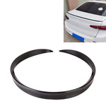 Labbro dello spoiler laterale dell'ala posteriore in plastica modificata per auto, nero, Black