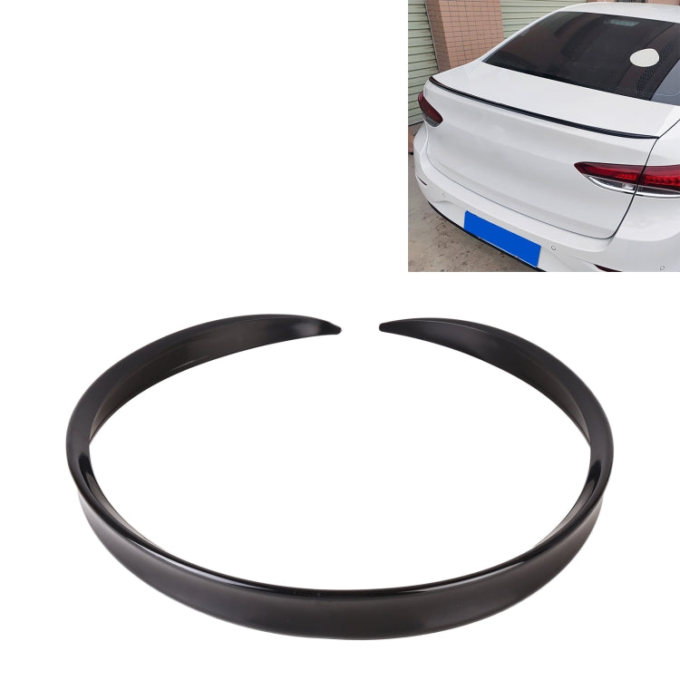 Labbro dello spoiler laterale dell'ala posteriore in plastica modificata per auto, nero, Black