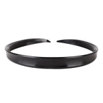 Labbro dello spoiler laterale dell'ala posteriore in plastica modificata per auto, nero, Black
