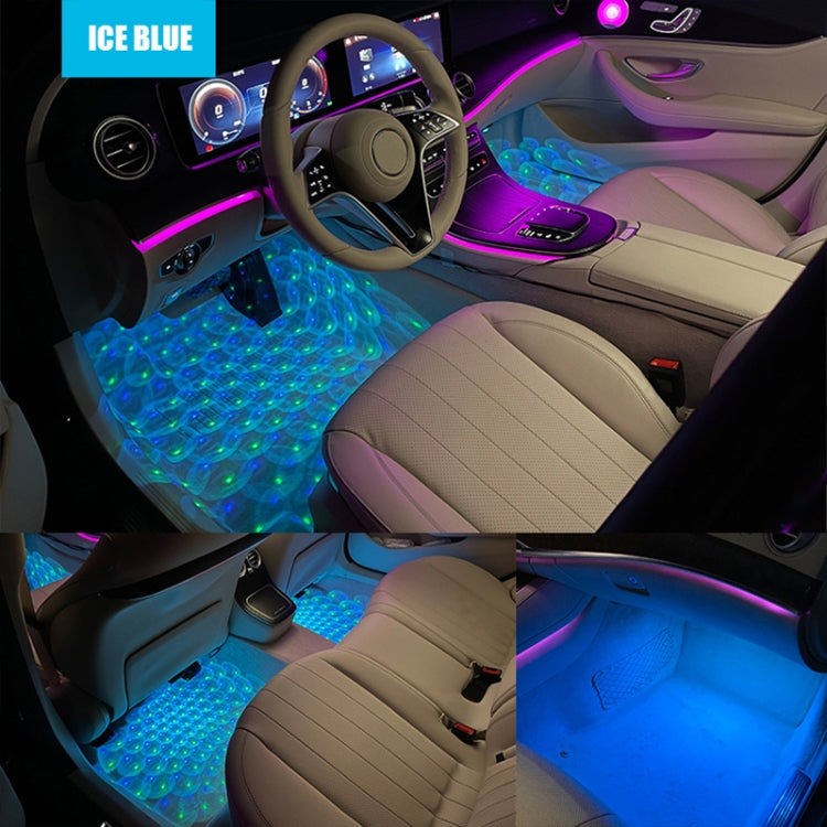 A17 Luce colorata per atmosfera a LED RGB ad attivazione vocale per auto, versione a stella a luce singola, Single Light Star Version