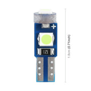 Luce decorativa a LED per quadro strumenti 10 in 1 per auto T5 0,2 W DC12V