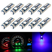 Luce decorativa a LED per quadro strumenti 10 in 1 per auto T5 0,2 W DC12V