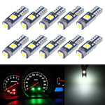 Luce decorativa a LED per quadro strumenti 10 in 1 per auto T5 0,2 W DC12V