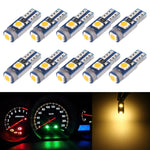Luce decorativa a LED per quadro strumenti 10 in 1 per auto T5 0,2 W DC12V