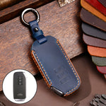 Cover protettiva per chiave in pelle di vacchetta Hallmo per KIA, For KIA (Black), For KIA (Blue), For KIA (Brown)