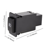 TS-12 Interruttore a pulsante on-off per fendinebbia per auto con cavo per Nissan Sunny, For Nissan Sunny