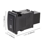 TS-17 Interruttore a pulsante on-off per fendinebbia per auto con cavo per Suzuki, For Suzuki