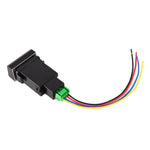 TS-18 Interruttore a pulsante on-off per fendinebbia per auto con cavo per Hyundai Accent, For Hyundai Accent