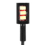 1 paio DC12V 0,4 W 3 LED SMD-5630 Luce targa per auto/moto, Lunghezza cavo: 27 cm, DC12V 0.4W