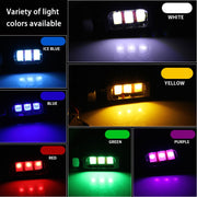 1 paio DC12V 0,4 W 3 LED SMD-5630 Luce targa per auto/moto, Lunghezza cavo: 27 cm, DC12V 0.4W