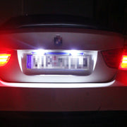 1 paio DC12V 0,4 W 3 LED SMD-5630 Luce targa per auto/moto, Lunghezza cavo: 27 cm, DC12V 0.4W
