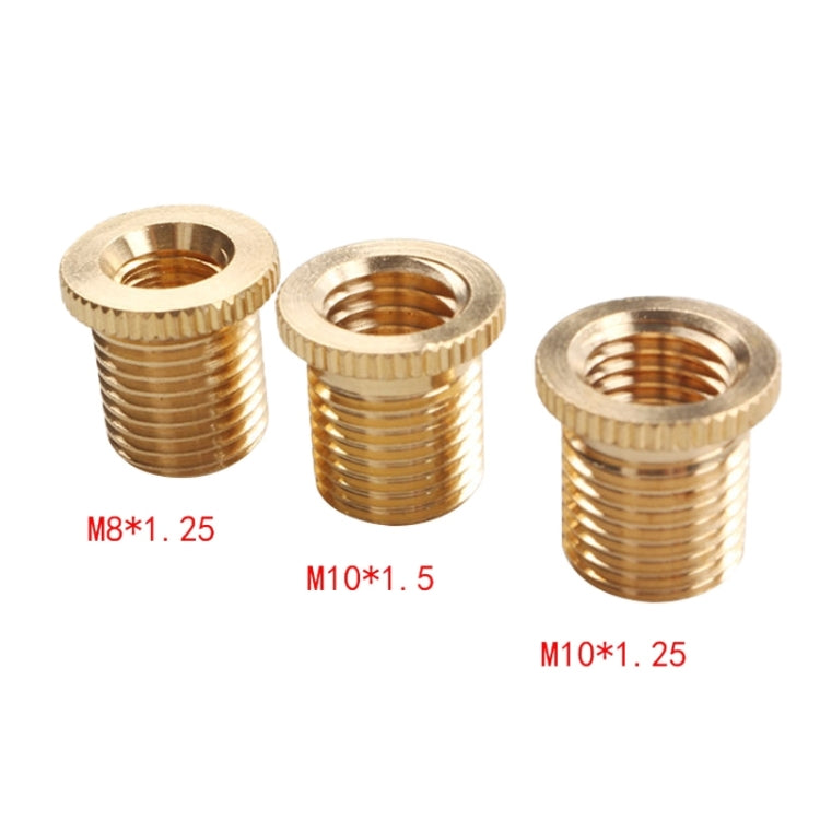 5 set dadi adattatori filettatura testa pomello cambio auto per pomello cambio M12x1.25, 5 Set M10x1.5+M10x1.25+M8x1.25