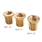 5 set dadi adattatori filettatura testa pomello cambio auto per pomello cambio M12x1.25, 5 Set M10x1.5+M10x1.25+M8x1.25
