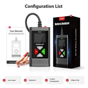 Tester per batteria di carico digitale per auto KINGBOLEN BM560 6V 12V, BM560