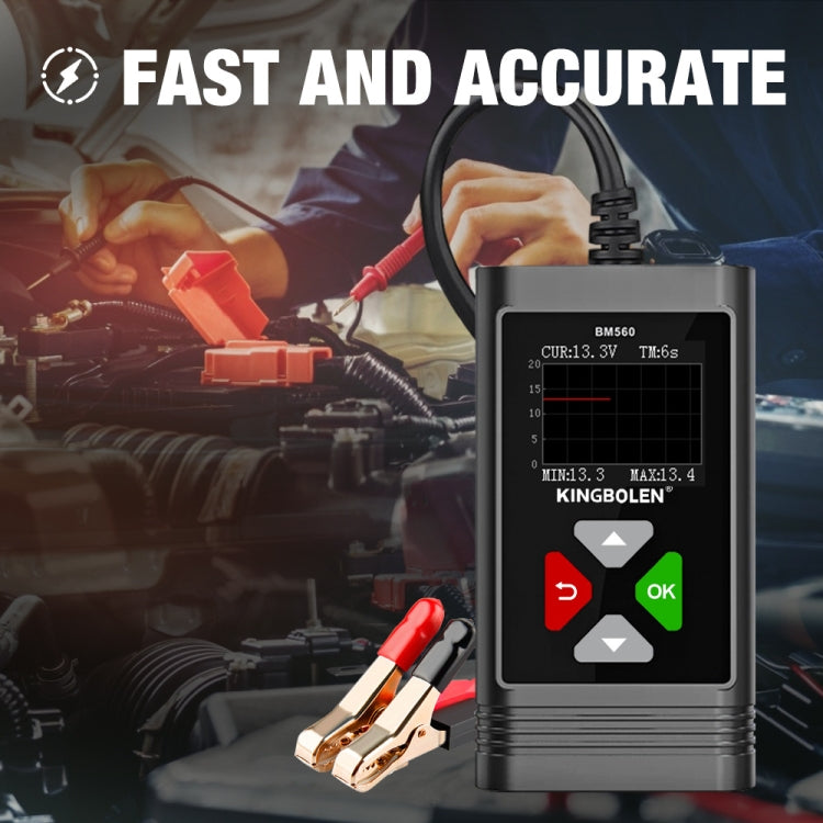 Tester per batteria di carico digitale per auto KINGBOLEN BM560 6V 12V, BM560