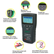 DUOYI DY2015A Auto 12V 24V Digital CCA Carica batteria Tester di capacità digitale, DY2015A