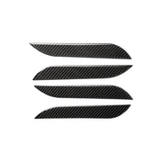 Adesivo decorativo per maniglia esterna per auto in fibra di carbonio da 4 pezzi per Tesla Model S, Outside Handle
