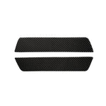 2 adesivi decorativi per soglia porta posteriore auto in fibra di carbonio per Tesla Model 3, Back Door Threshold