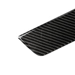 2 adesivi decorativi per soglia porta posteriore auto in fibra di carbonio per Tesla Model 3, Back Door Threshold