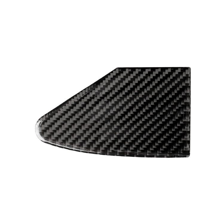 Adesivo decorativo per pannello porta di ricarica per auto in fibra di carbonio per Tesla Model X, adatto per la guida a sinistra, Charging Port Panel